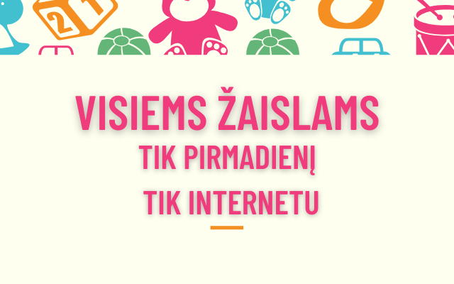 Pirmadienio išpardavimas VISOMS prekėms -20% tik internetu