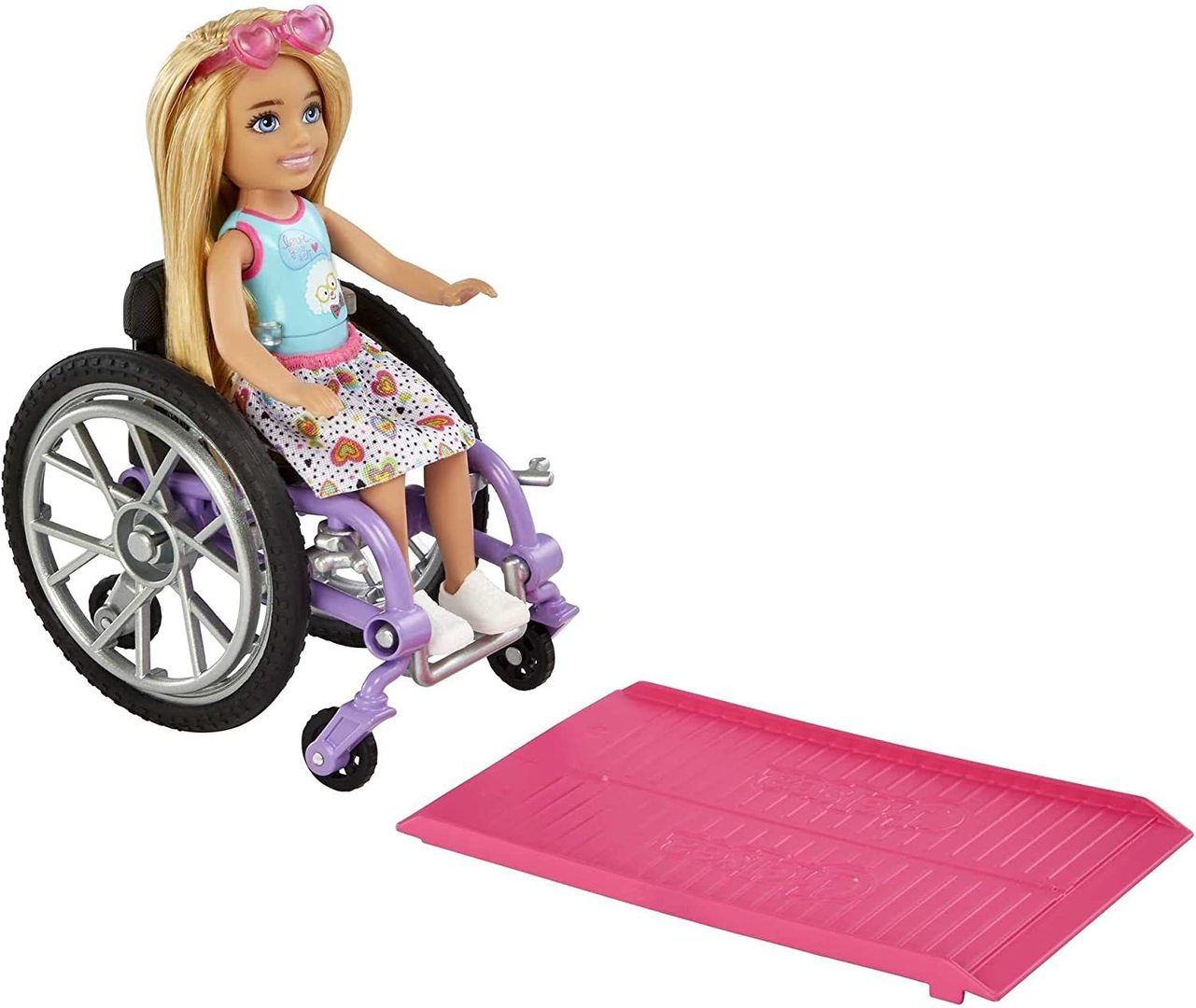  Barbie Doll with Wheelchair and Ramp, Kids Toys