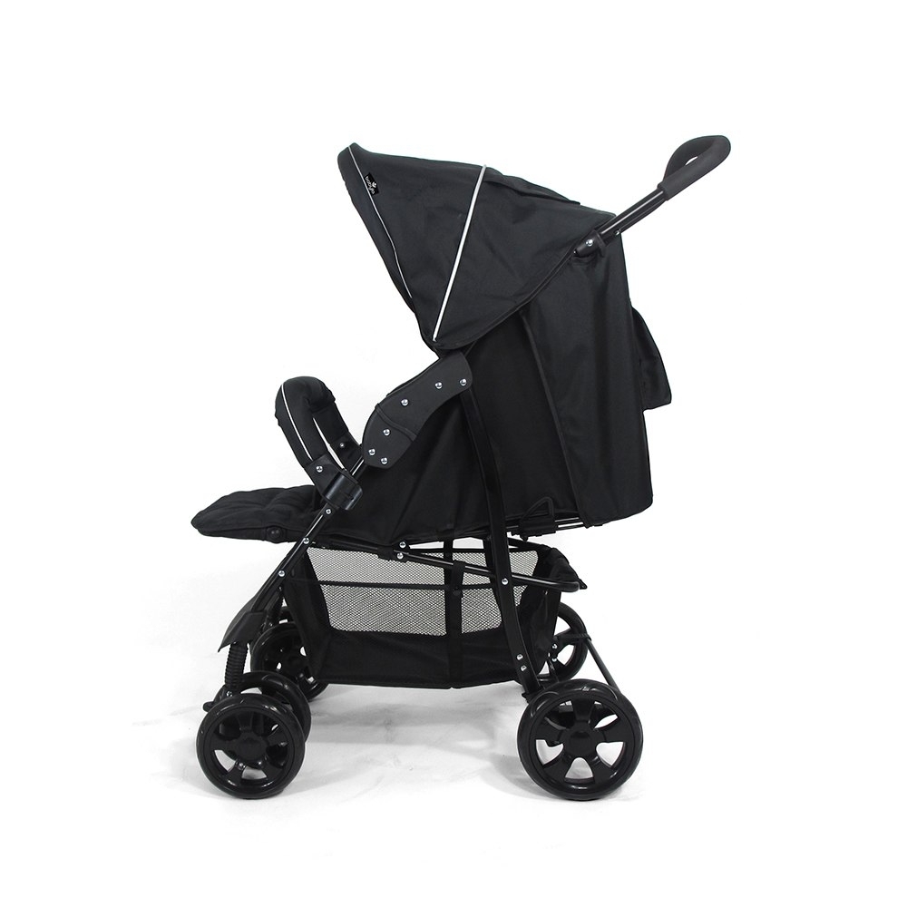 babylo plum travel system black