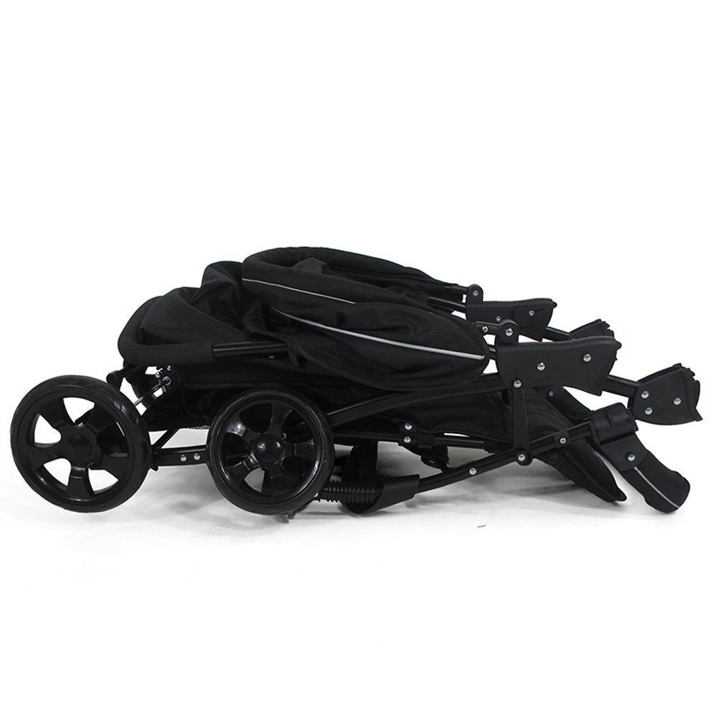 babylo plum travel system black