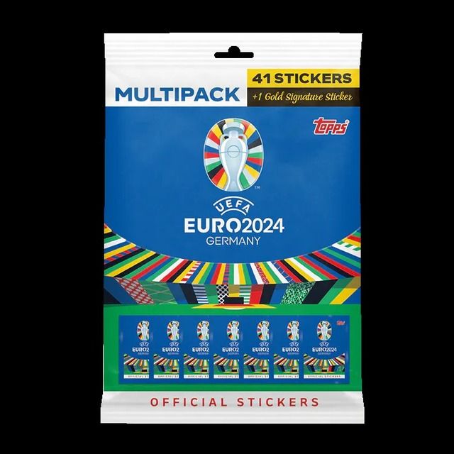 Oficialus Euro 2024 lipdukų kolekcijos Multipakuotė