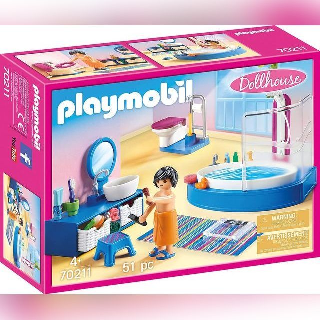 70211 PLAYMOBIL® Dollhouse, Vonios kambarys