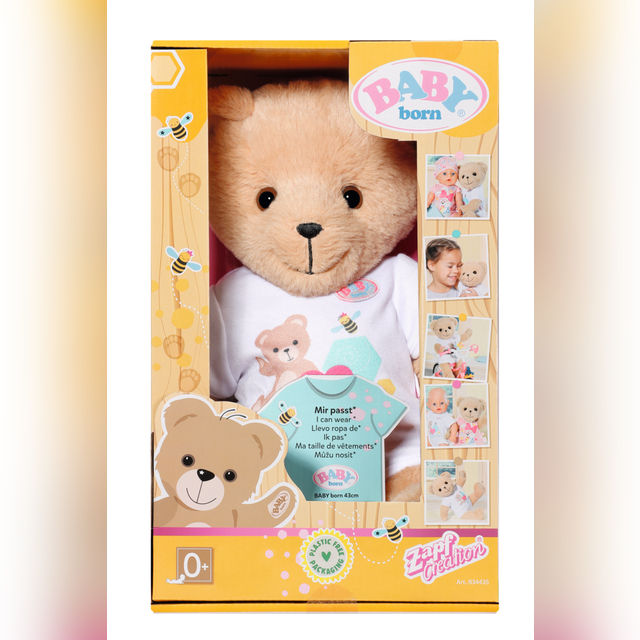 BABY BORN Plush bear, 43 cm