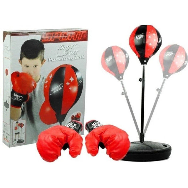 Boxing pear with gloves King Sport Punching Ball