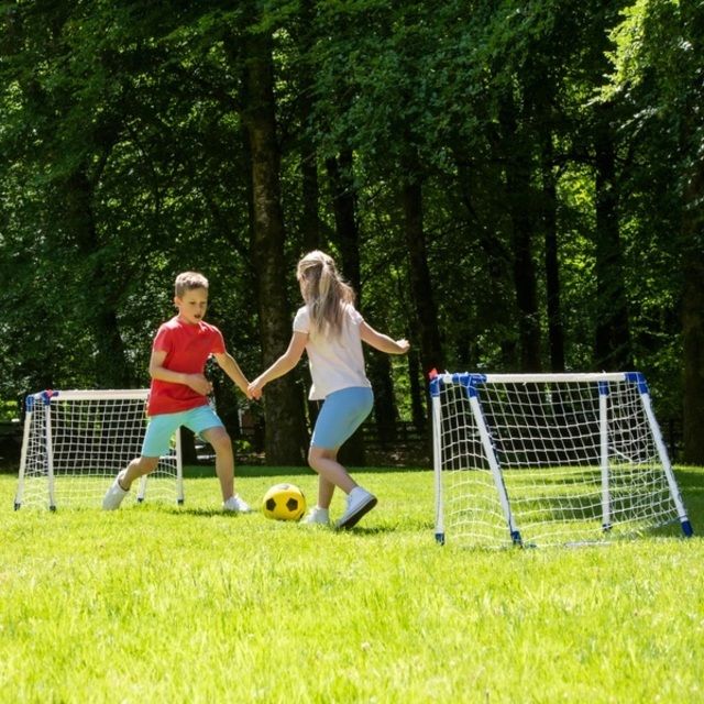 Futbolo vartų rinkinys 2 Junior Soccer Goal Set Goalz 74x60x46 cm