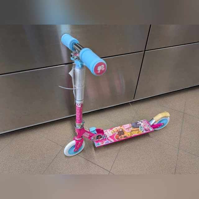 Paspirtukas Barbie Scooter Folding Pink