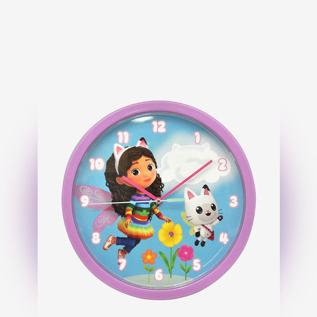 Wall clock Gabbys Dollhouse