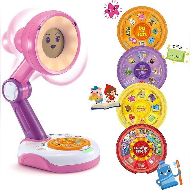 VTech Funny Sunny - Interactive Lamp Girlfriend Pink