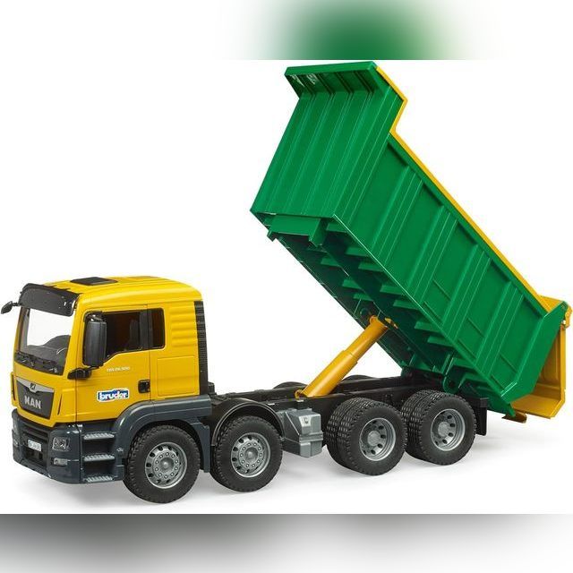 Toy Bruder dump truck MAN TGS 03766
