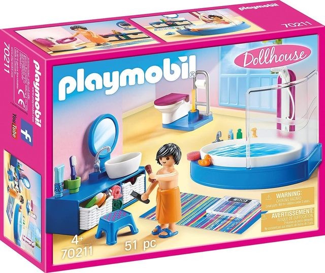 70211 PLAYMOBIL® Dollhouse, Vonios kambarys