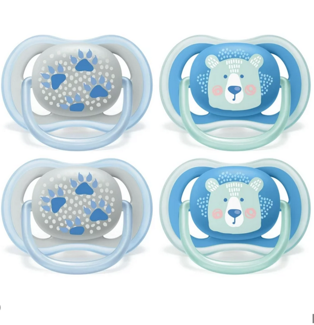 Čiulptukas Philips Avent Ultra Air, 6-18 mėn, 2 vnt. blue