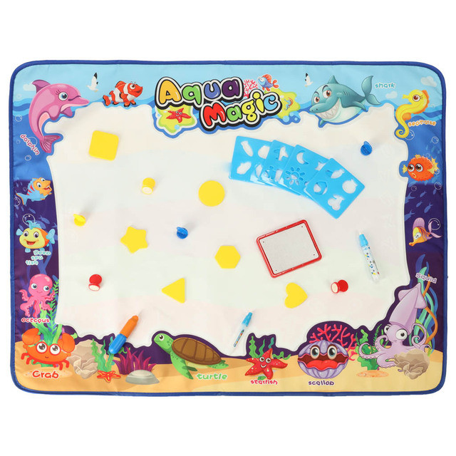 Multicolored water mat 100x80cm