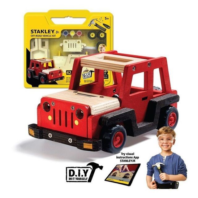 Medinių figūrų gaminimo rinkinys Stanley Off-Road Vehicle Kit Large