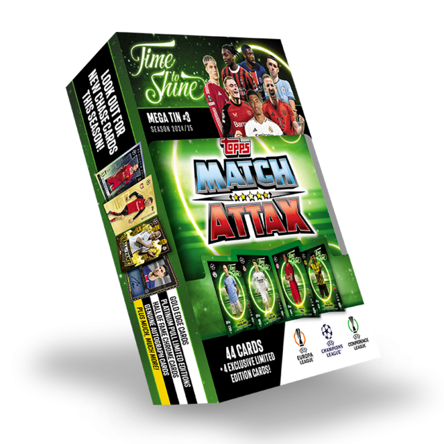 UEFA Champions League 2025 Match Attax Mega metalinė dėžutė "Time to Shin"' - Tin 3