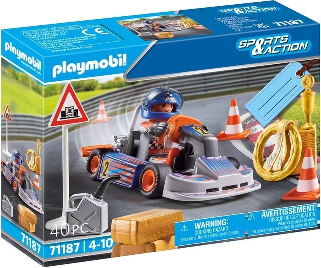 Lenktynininkas, Playmobil, 71187, 40 d.