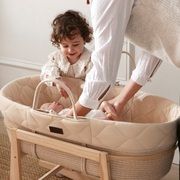 Baby Elegance Moses Basket and Rocking Stand with Mattress Set