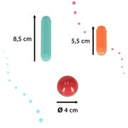 Magnetic constructor 25 elements Magnetic sticks