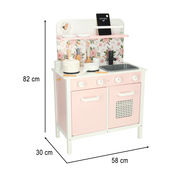 Wooden kitchen with accessories Lulilo (KX3832)