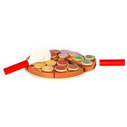 Wooden pizza set Pizza