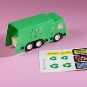 Medinių figūrų gaminimo rinkinys Stanley Jr. Recycling Truck Kit