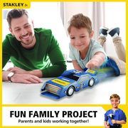 Medinių figūrų gaminimo rinkinys Stanley Jr Sprint Racer Kit, mėlyna