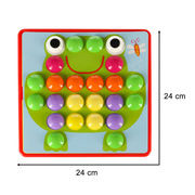 Educational button mosaic puzzle 57el.