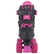 Riedučiai Adjustable Quad Skate Pink Black 35-38